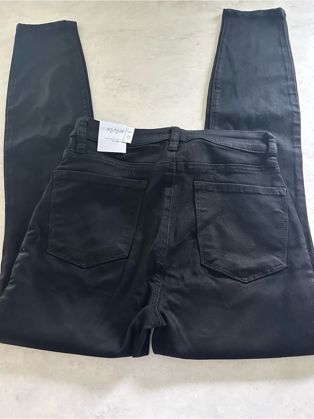 STS Blue -Ellie Black Stretch Ankle Skinny Pants - Picture 7 of 9